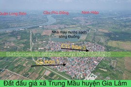 LK05 khu đất C5 thôn 1 xã Trung Mầu huyện Gia Lâm TP Hà Nội.