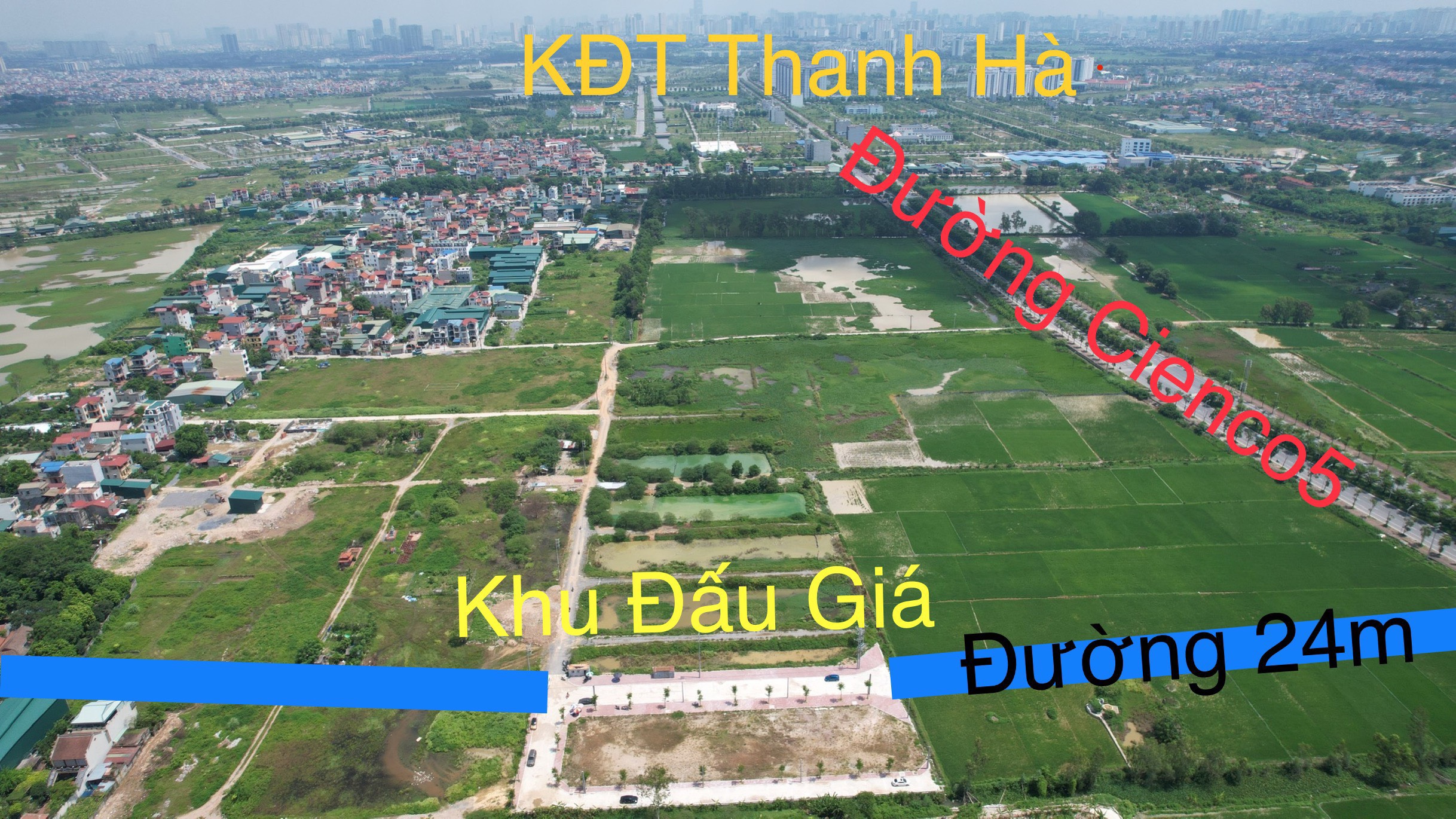 LK1-11 Khu Đồng Đế xã Cự Khê huyện Thanh Oai Tp Hà Nội.
