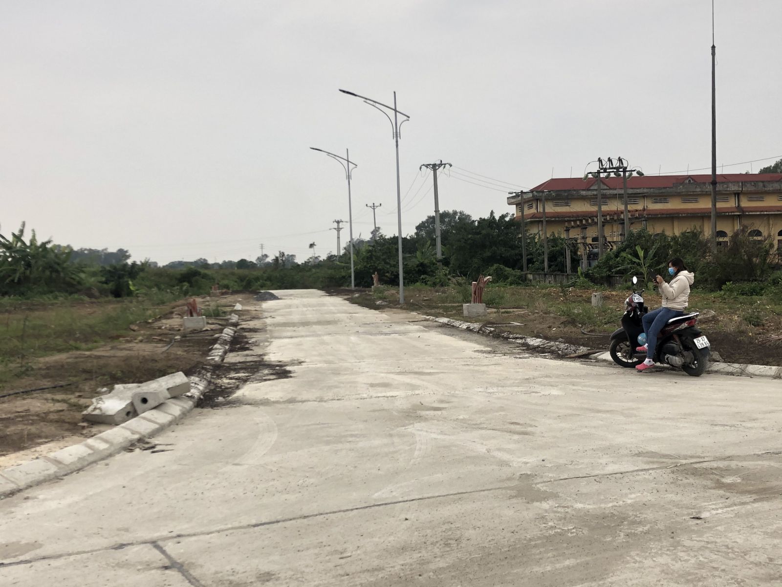 Hạ tầng đất đấu giá khu Đầu Cầu Dưới xã Bình Phú huyện Thạch Thất