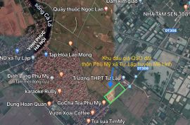 Lô LK01-19 đất đấu giá thôn Phú Mỹ xã Tự Lập huyện Mê Linh