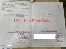 LK11 khu đấu giá Đình Quãng thôn Phượng Mỹ xã Mỹ Hưng huyện Thanh Oai TP Hà Nội.