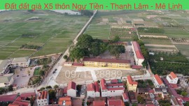 Thửa 06 đất đấu giá X5 thôn Ngự Tiền xã Thanh Lâm huyện Mê Linh TP Hà Nội.