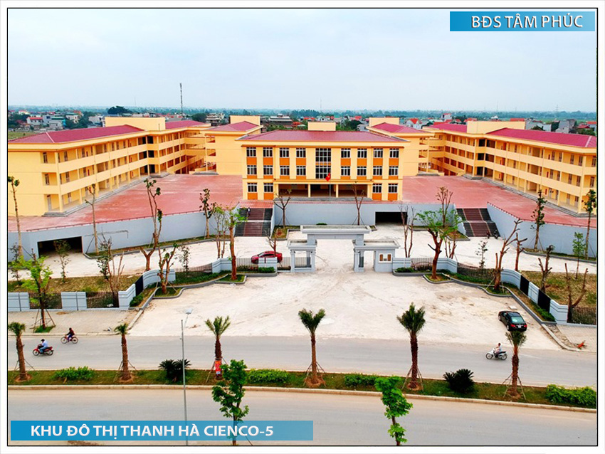Trường học liên cấp trong khu đô thị Thanh Hà