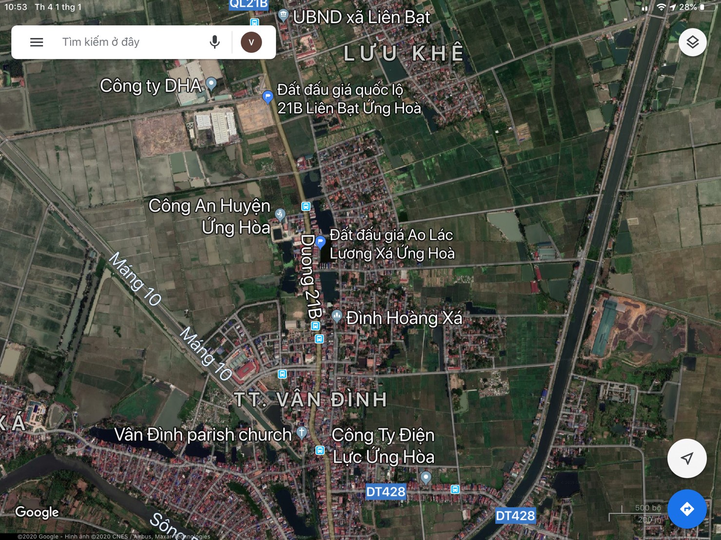vị trí khu đấu giá đất Ao Lác thôn Lương Xá xã Liên Bạt huyện Ứng Hòa thành phố Hà Nội