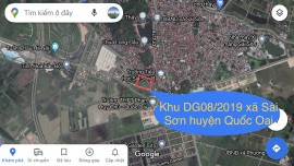 Thửa E13 Khu DG08/2019 xã Sài Sơn huyện Quốc Oai TP Hà Nội.