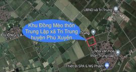 LK26 khu Đồng Mèo thôn Trung Lập xã Tri Trung huyện Phú Xuyên TP Hà Nội.