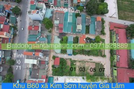  lk04 khu B60 xã Kim Sơn huyện Gia Lâm TP Hà Nội