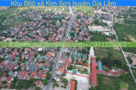 lô lk02 khu B60 xã Kim Sơn huyện Gia Lâm TP Hà Nội