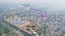 Thửa LK2-15 khu Mả Trâu thôn Đồng Nhân xã Đông La huyện Hoài Đức Tp Hà Nội.